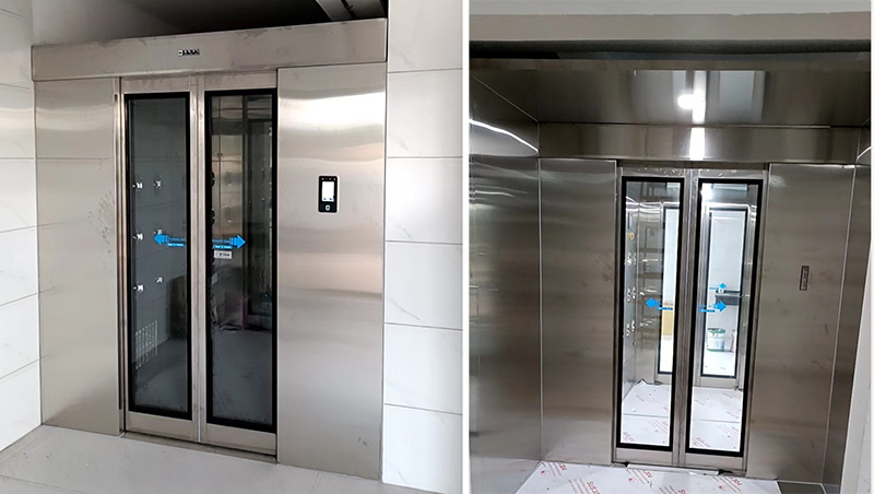 廣西金桂紙業(yè)造紙車間人員通道風(fēng)淋室安裝完成